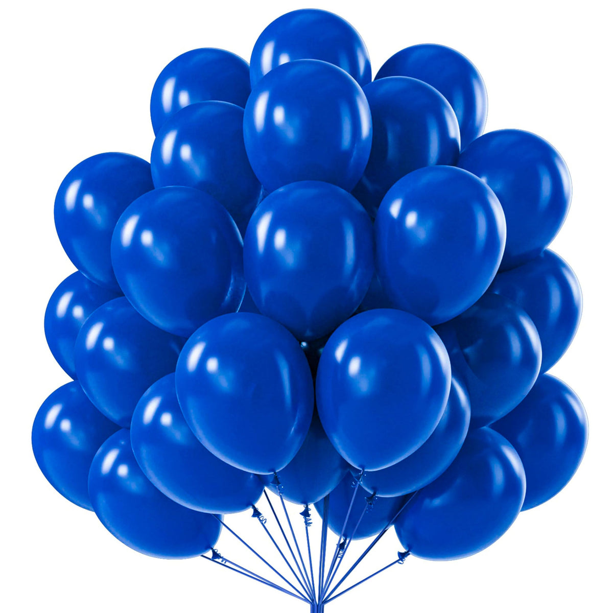 PartyWoo Light Blue Balloons 101pcs Baby Pastel Sky Aqua Blue Color 12 Inch