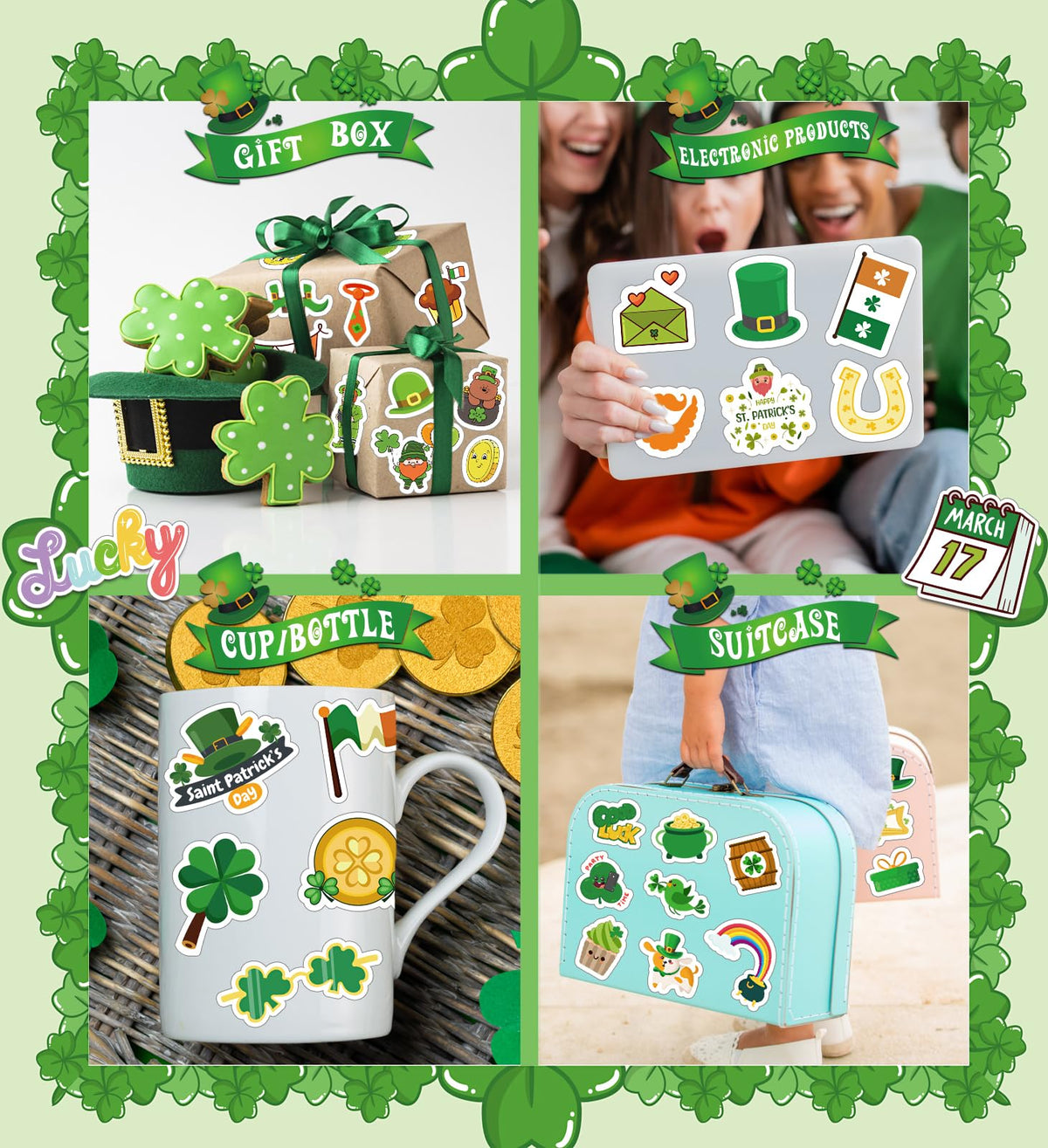 Halloween Party Favors, Halloween Stickers,100PCS Vinyl Waterproof Stickers