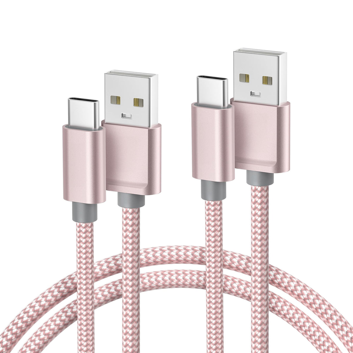BASESAILOR USB A to USB C Charger Cable 3Pack 0.5/1/2M Black