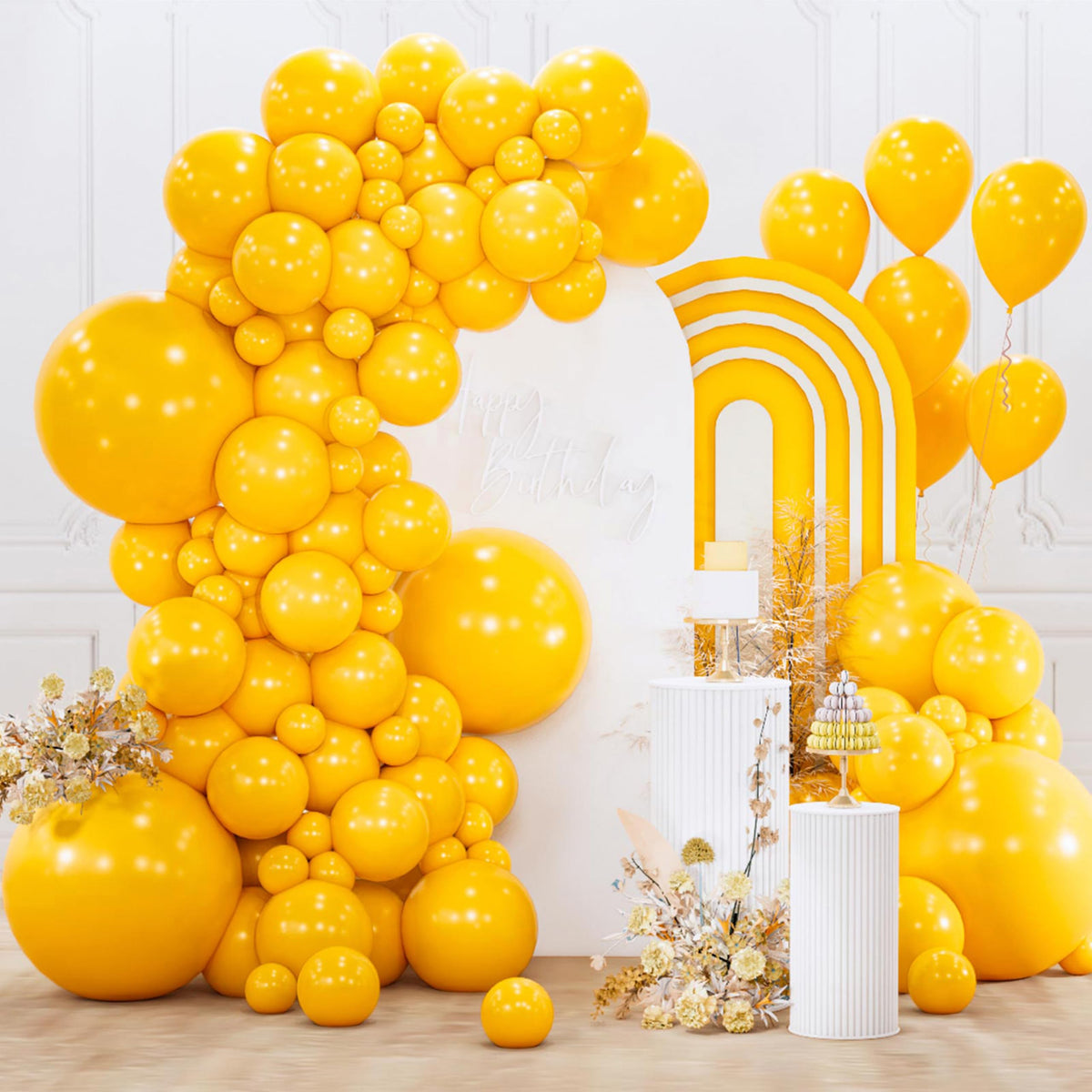 PartyWoo Baby Pink Balloons 152pcs Pastel Pale Light Pink Different Sizes