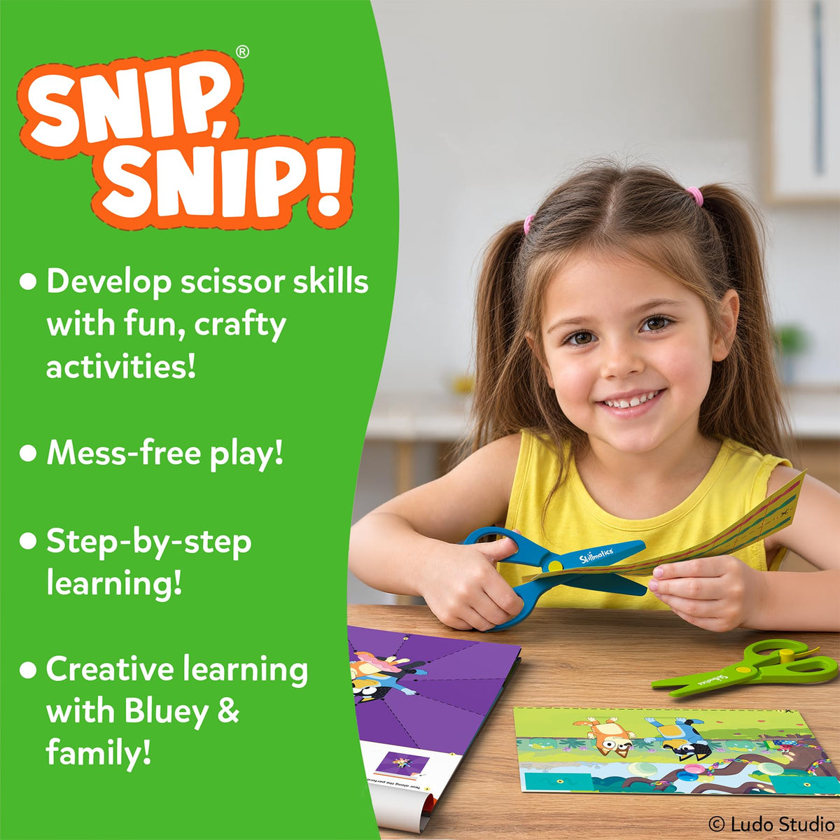 Skillmatics Snip Snip, Scissor Skills, Felt Craft Activity, Christmas Gift