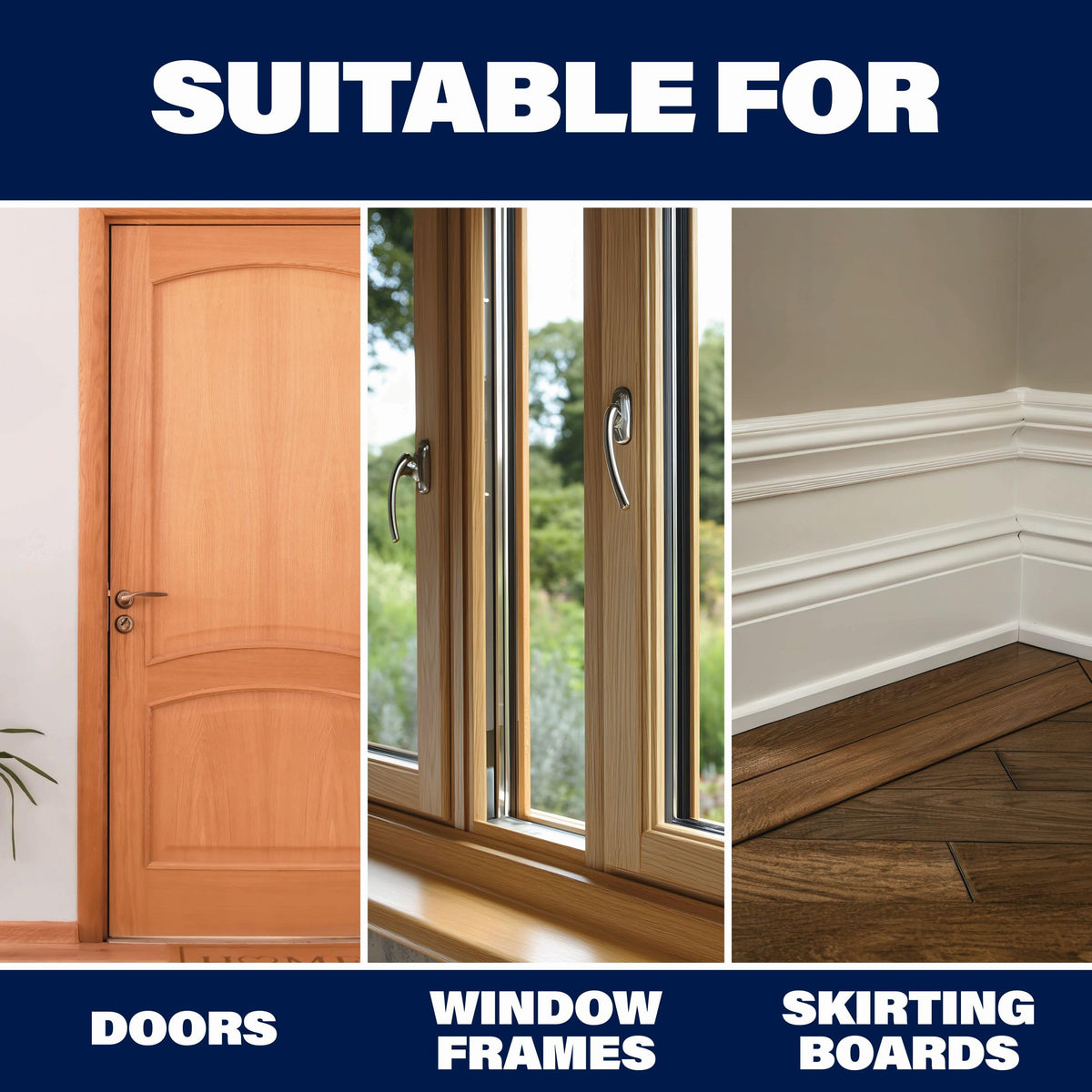 Bartoline Ready Mixed Wood Filler Brown 500g – Durable & Easy-to-Use Filler for Interior & Exterior Wood Repairs