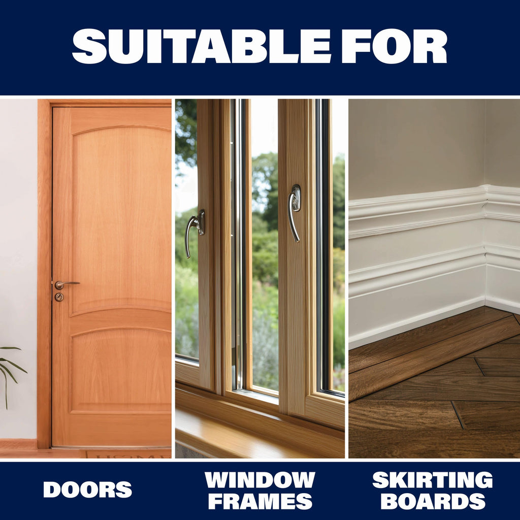 Bartoline Ready Mixed Wood Filler Brown 500g – Durable & Easy-to-Use Filler for Interior & Exterior Wood Repairs