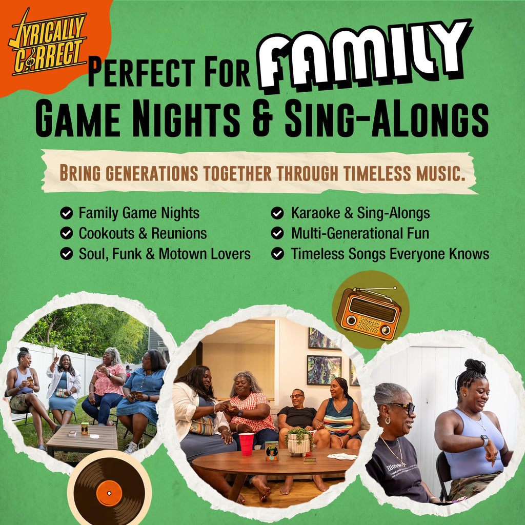 Lyrically Correct '90s & 2000s Pop Edition – Music Trivia Family Card Game