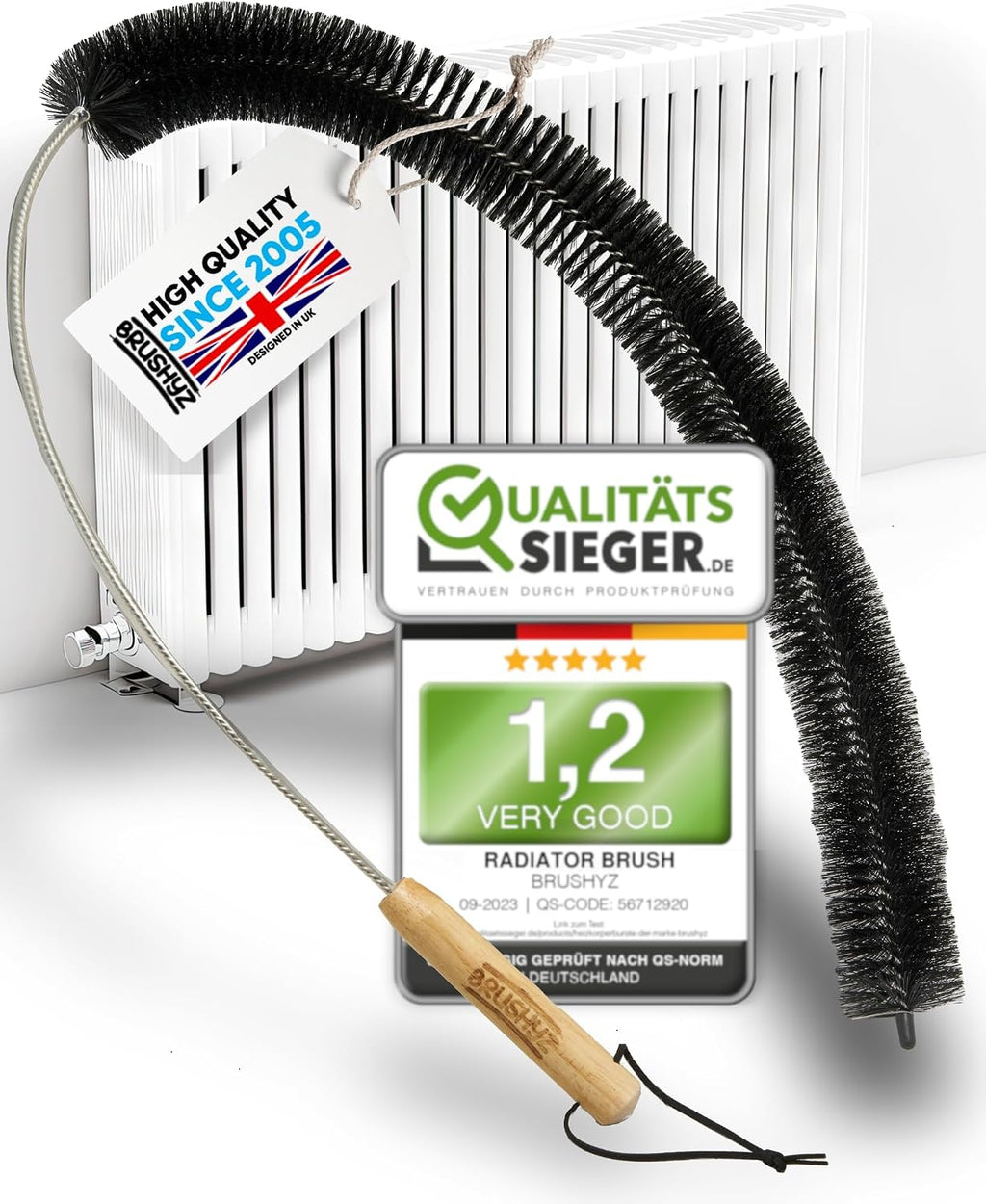 Radiator Cleaner Brush 79cm I Radiator Cleaning Brush Long Thin