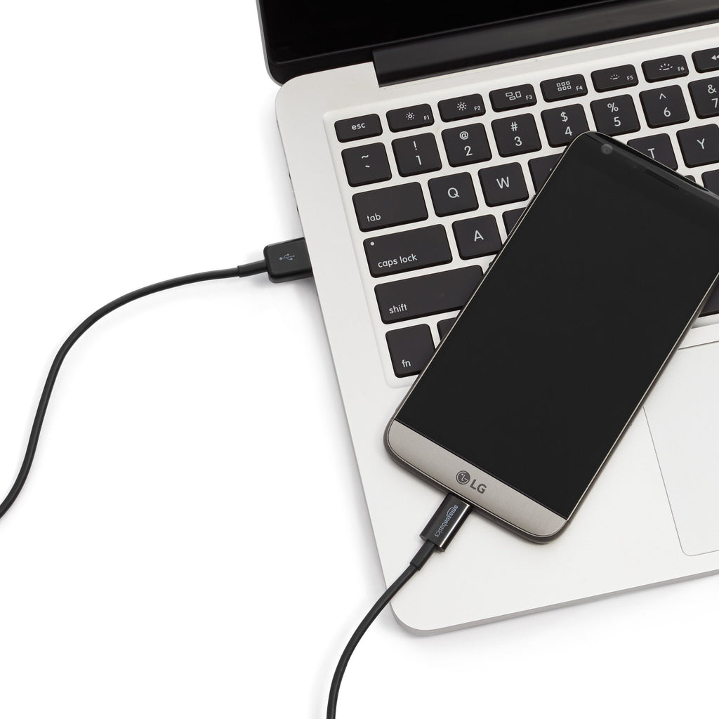 Amazon Basics USB-A to USB-C Fast Charger Cable, USB 2.0, 480Mbps Speed, USB-IF Certified, for Apple iPhone 16/15, iPad, Samsung Galaxy, Tablets, Laptops, 0.9 m, Black