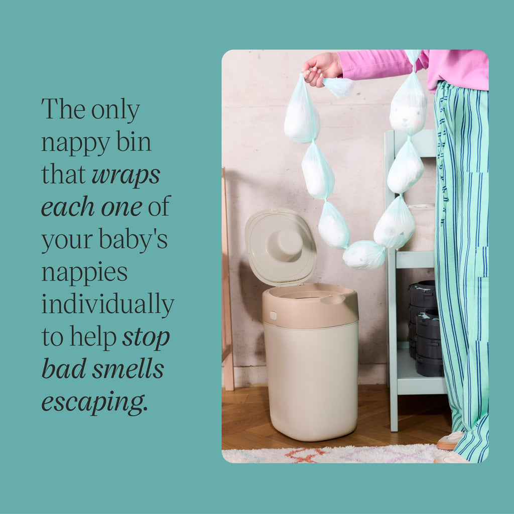 Tommee Tippee Twist & Click Nappy Bin Odour & Germ Protection