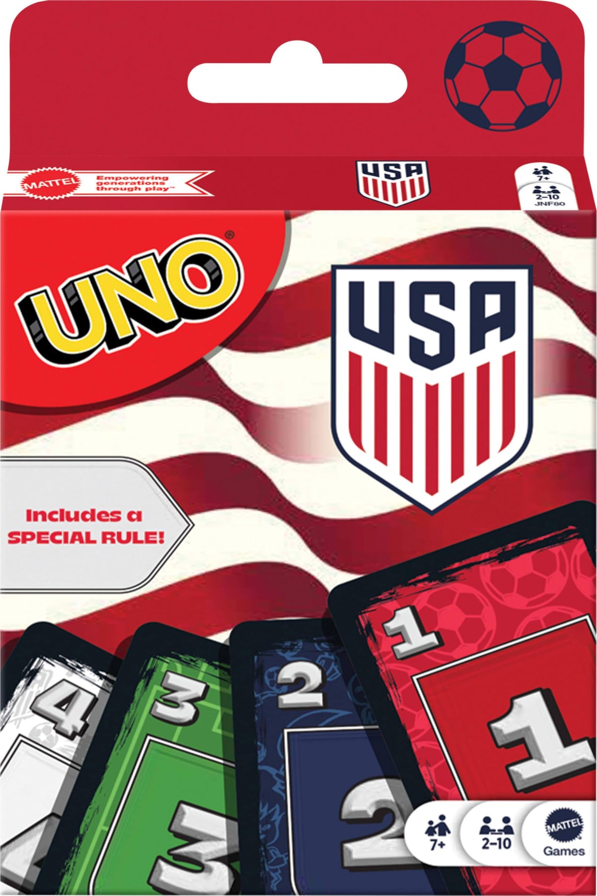 Mattel Games UNO Minecraft Card Game with Storage Tin,Ages 7+