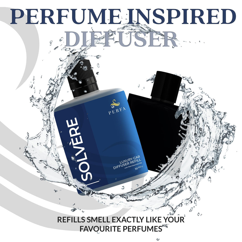 Car Air Freshener for Men - Suvage Inspired Perfume Diffuser Home by Perfa