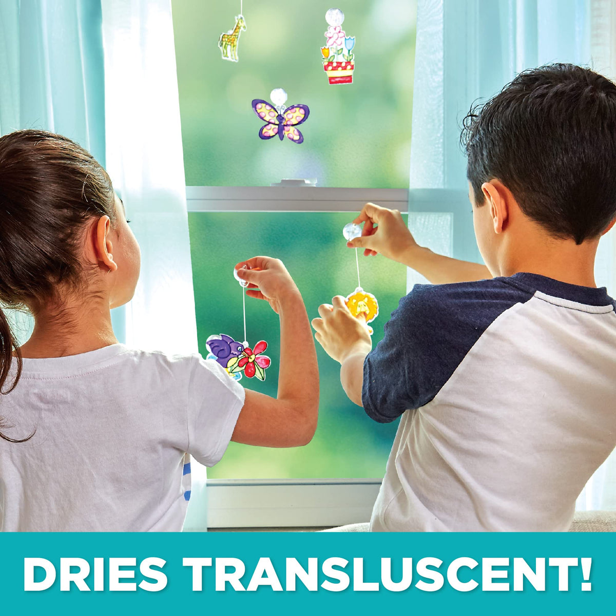 Made By Me Create Your Own Window Art Kit, Suncatchers, Makes 20+ Projects