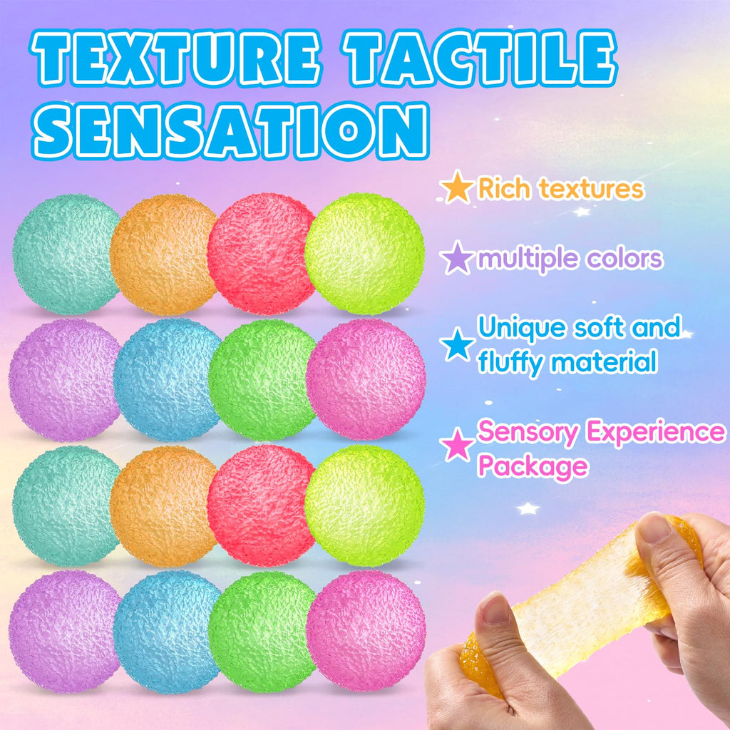 8 Pack Stress Cube ,Slow Rising Stress Balls for Adults