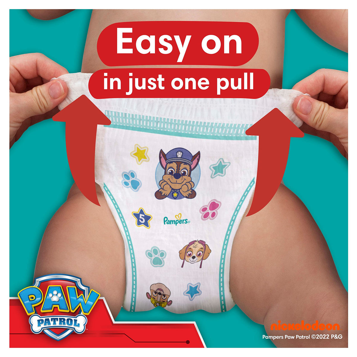 Pampers Baby-Dry Paw Patrol Nappy Pants Size 5