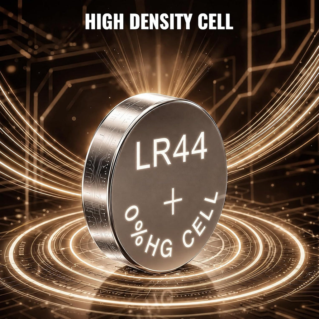 POWEROWL 12 Pcs LR44 Batteries for Watches, Christmas decorations, Bottle Lights, and Small Electronics