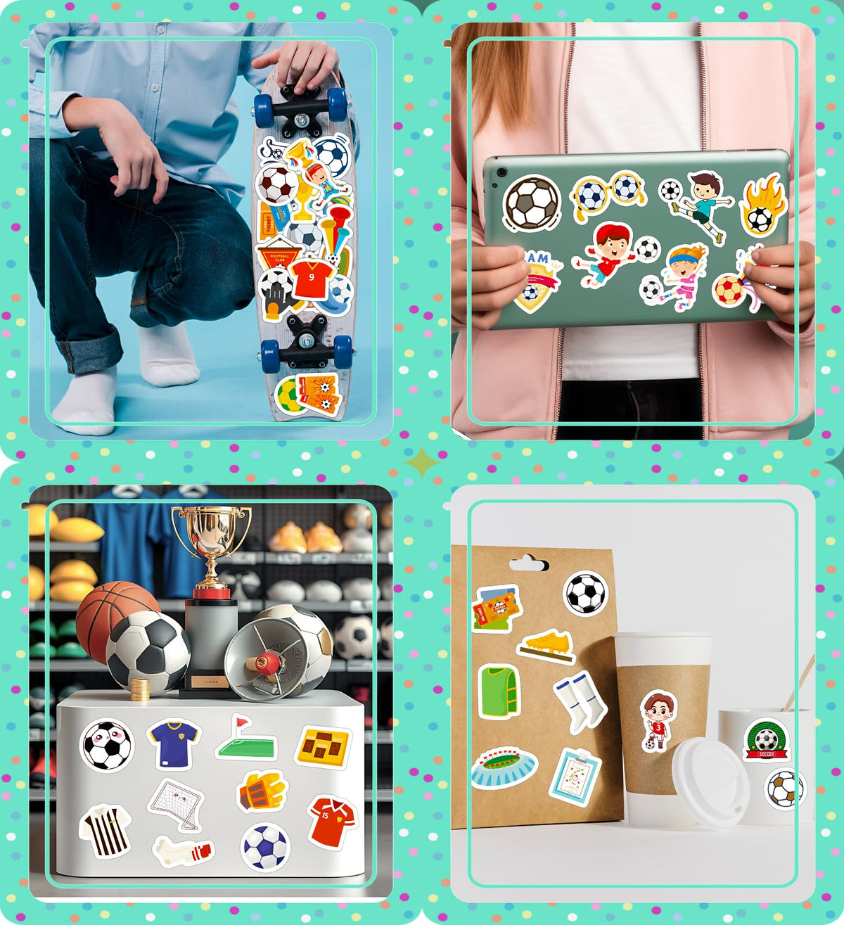Halloween Party Favors, Halloween Stickers,100PCS Vinyl Waterproof Stickers