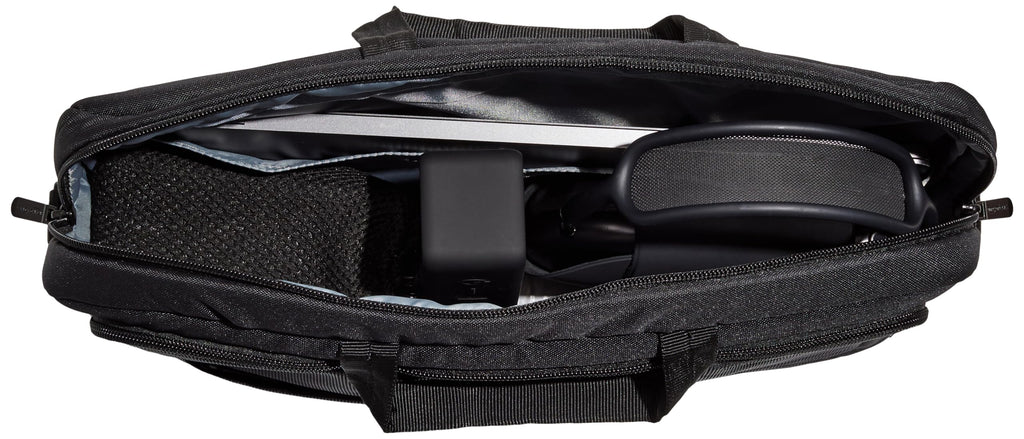 Amazon Basics Laptop Shoulder Bag, Slim 15.6 inch, Black, 1-Pack