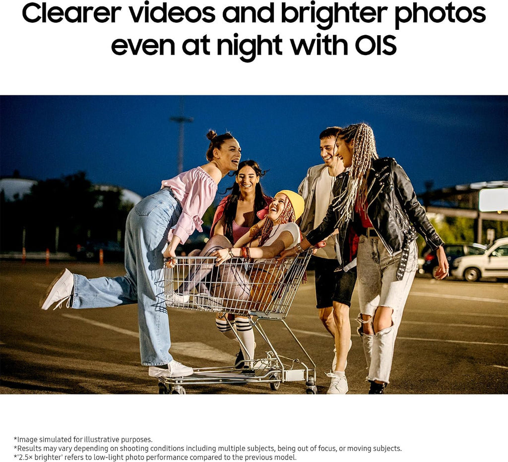 Samsung Galaxy A17 5G, AI Smartphone, Slim 7.5mm Frame, Large Screen, 50MP Camera, 128GB Storage, 4GB Memory, 5000 mAh Battery, Black, 3 Year Extended Warranty (UK Version)