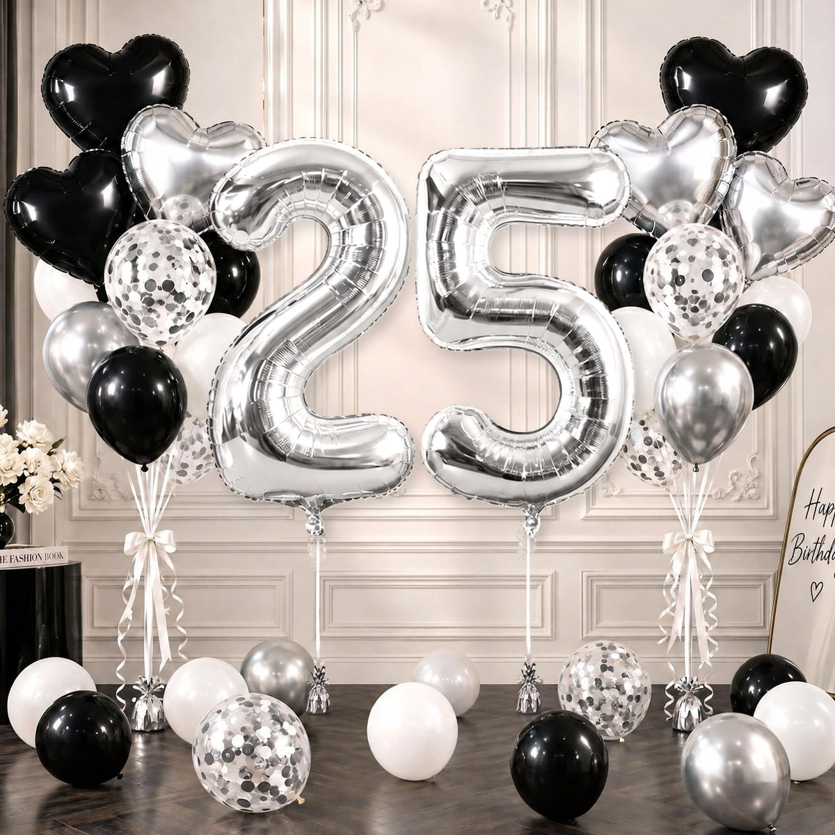 TONIFUL 40 Inch Pastel Purple Number 1 Balloon – Big Lilac Mylar Foil Number Balloons for Anniversary Girl's 1st Birthday, Lavender Gender Neutral Baby Shower, Butterfly Theme Party Decorations
