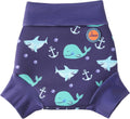 Swimbubs Reusable Swim Nappy – Baby Swimwear for Boys and Girls, Ideal for Swimming Lessons (6-12 Months, Blue Whale)