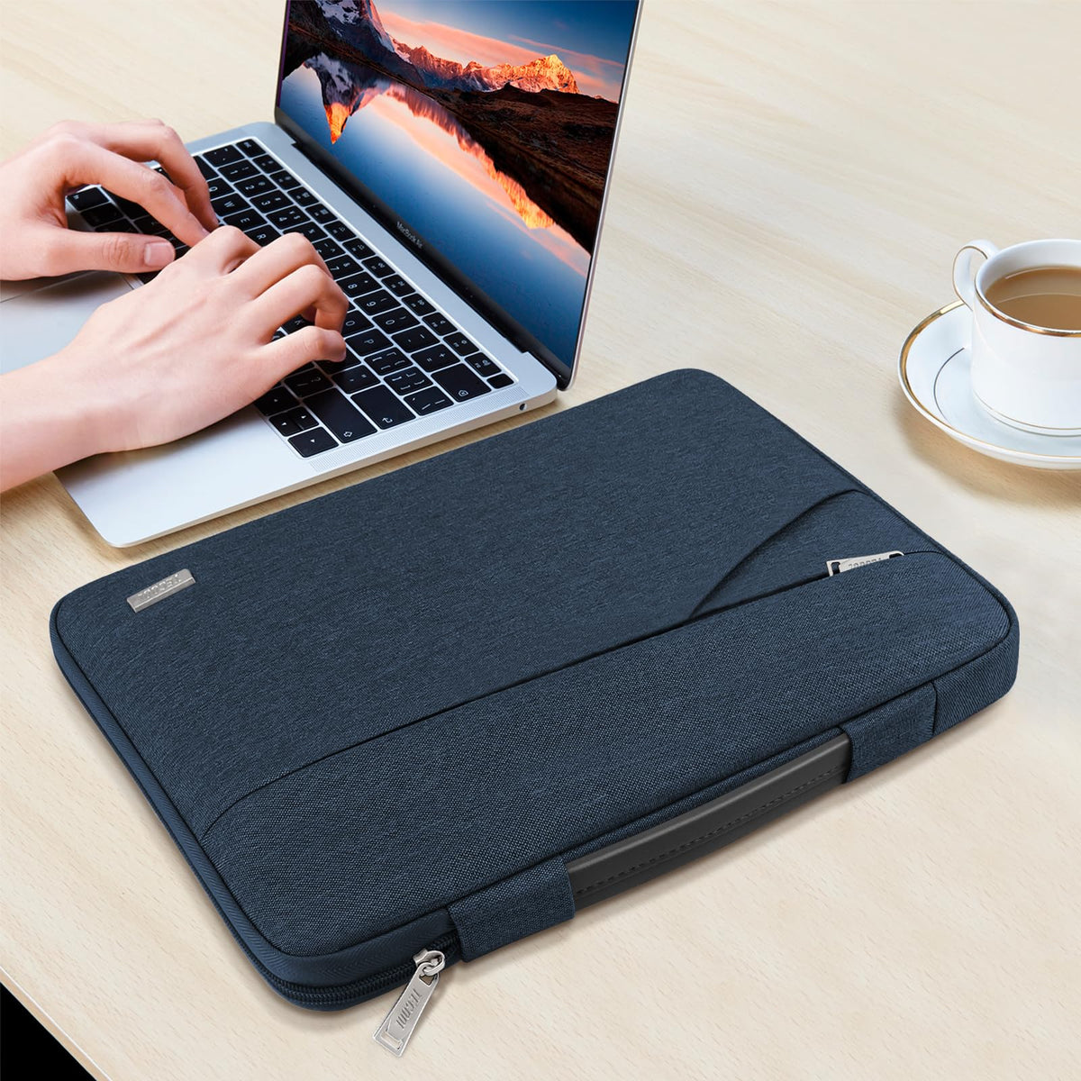 TECOOL 14 Inch Laptop Sleeve Protective Case Waterproof Computer Case