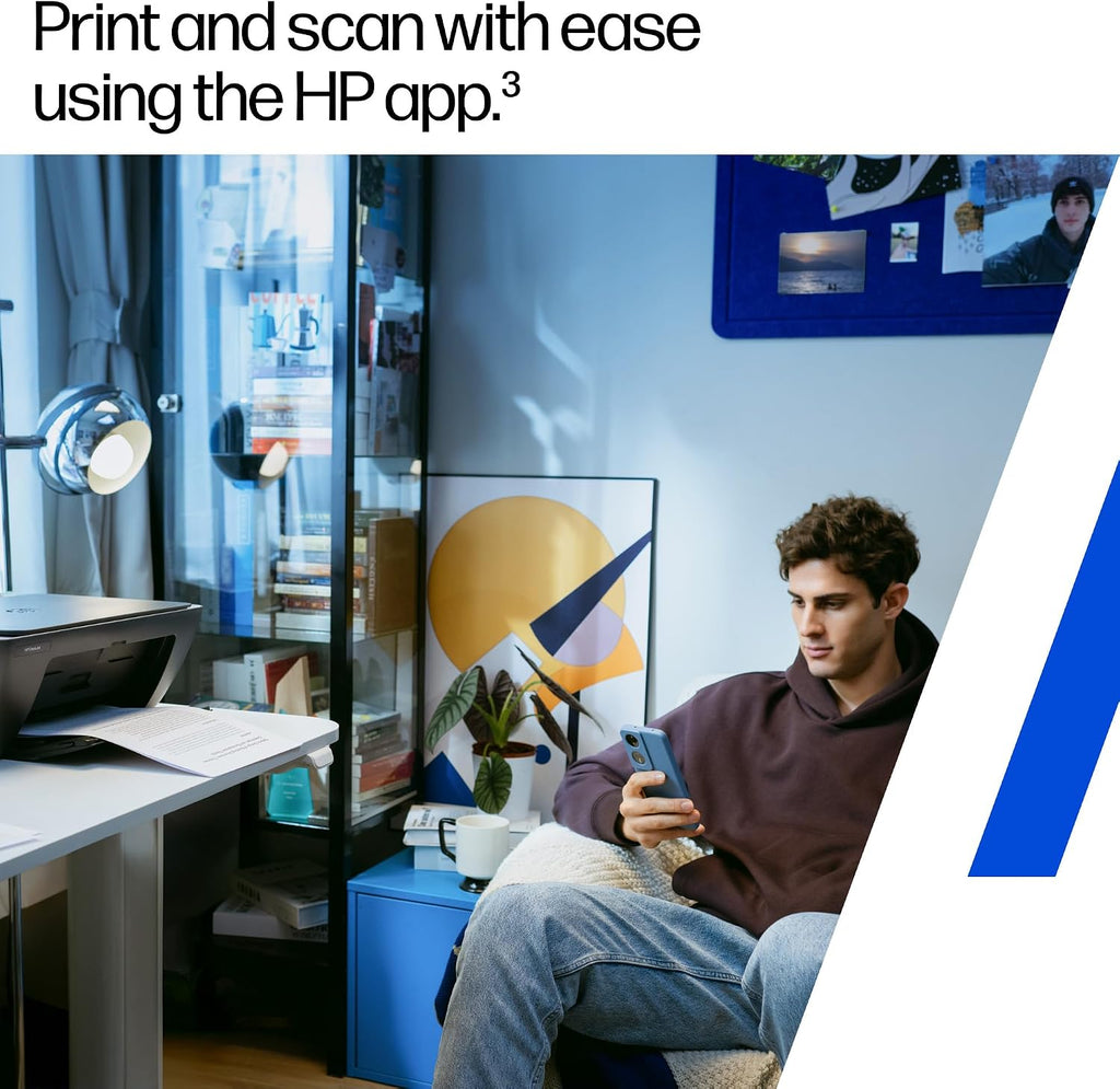 HP DeskJet 2921 All In One Printer | Colour | Wireless | Easy Setup & Reliable Wi-Fi | 3 months free Instant Ink Included | Print, Scan & Copy