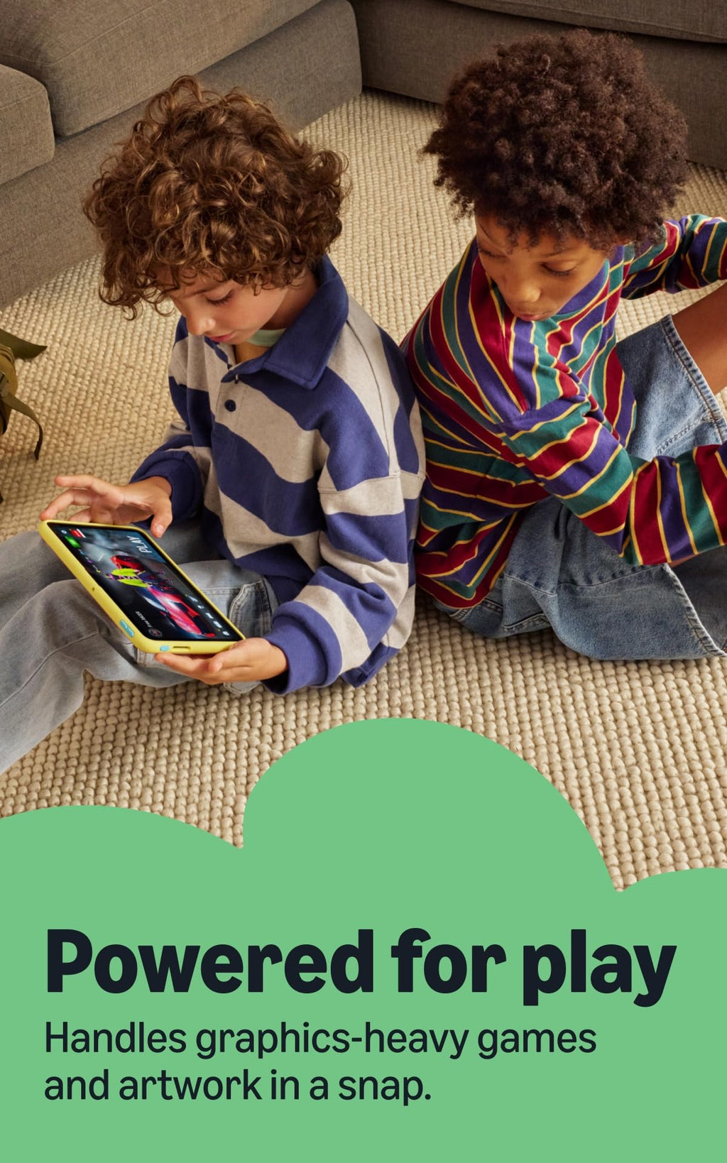 Amazon Kids Tablet 11 (newest gen) ages 6+, 11" 2.5K display, all-day battery, plus 1 year of Kids+ with videos, apps, games and books, slim hard case included (SpongeBob and Patrick)