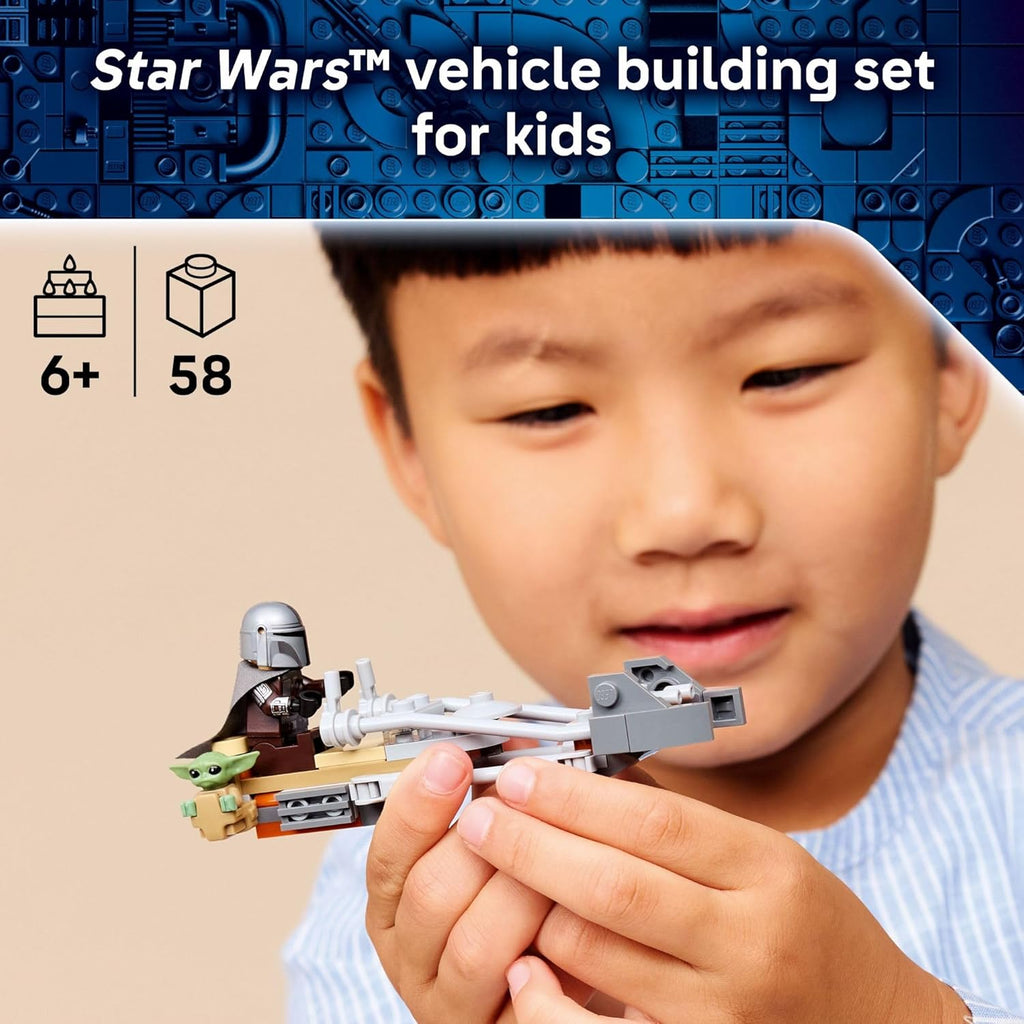 LEGO Star Wars The Mandalorian & Grogu’s Speeder Bike 75436