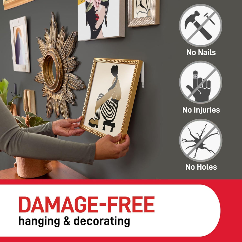 Command Picture Hanging Strips, Medium, 12 Pairs (24 Adhesive Strips)