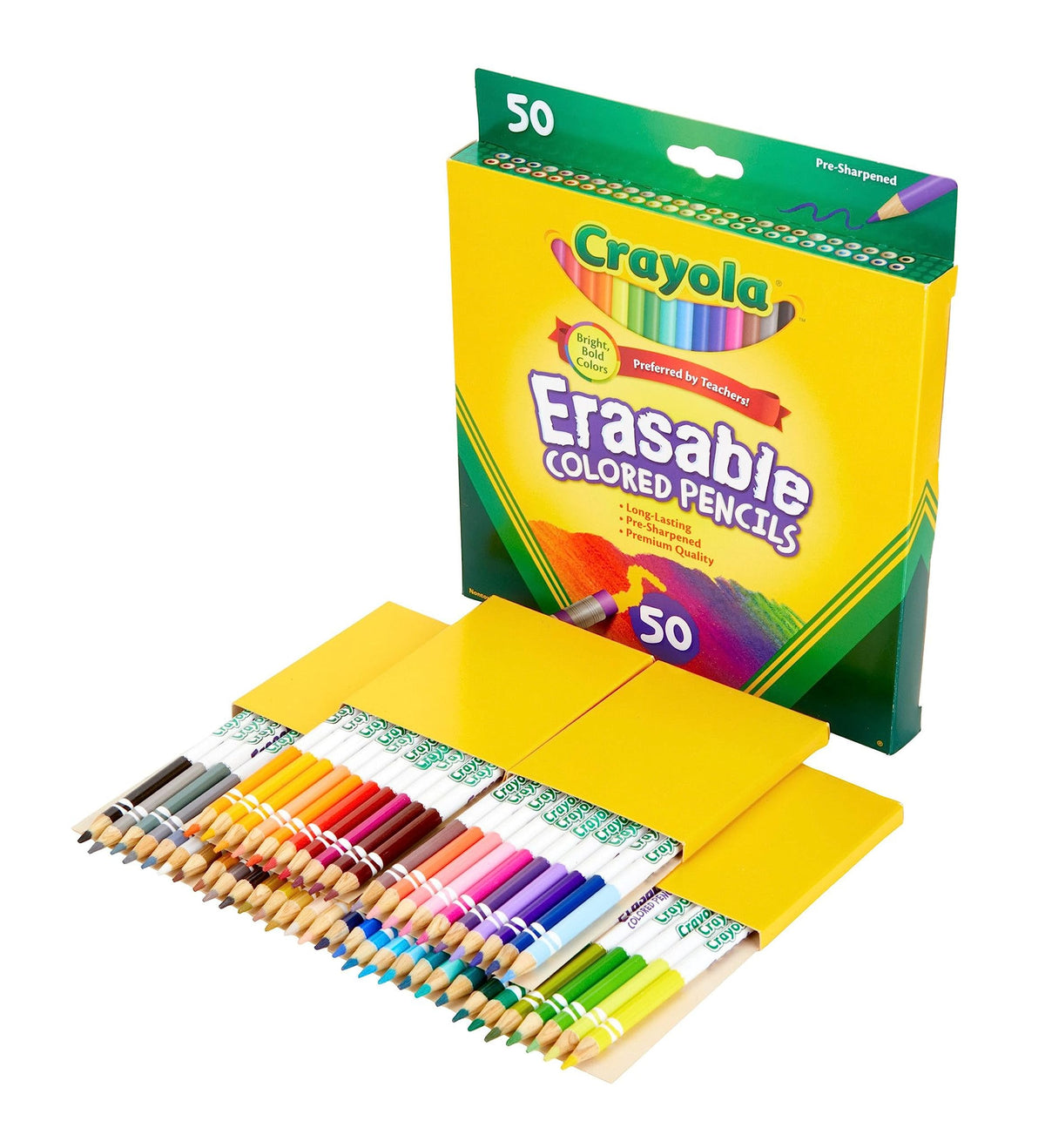 Crayola Erasable Colored Pencils for Kids, 24ct Drawing Coloring Pencils