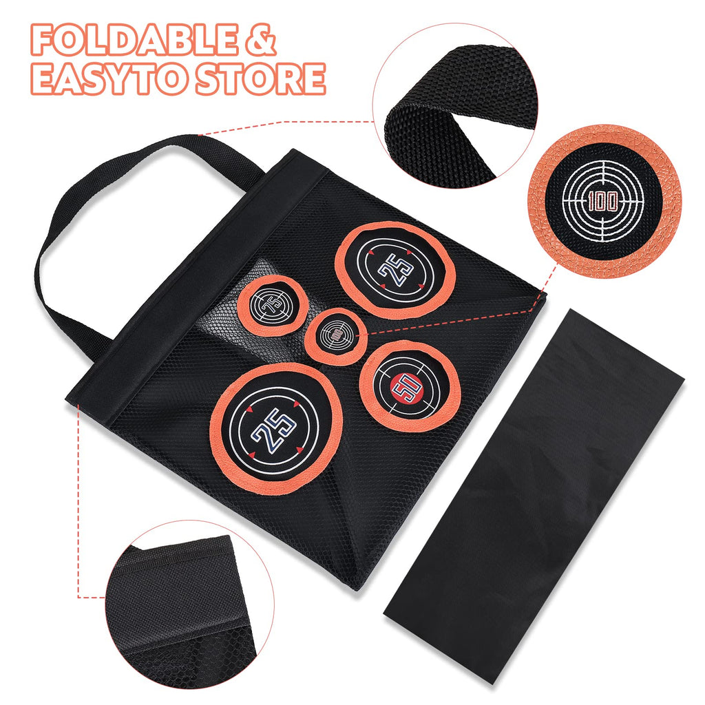 Pokiiulk Refill Darts Bullets Compatible with Nerf Guns N-Strike Elite Series, 300PCS Refill Darts Premium Foam Bullets Pack with Portable Storage Bucket