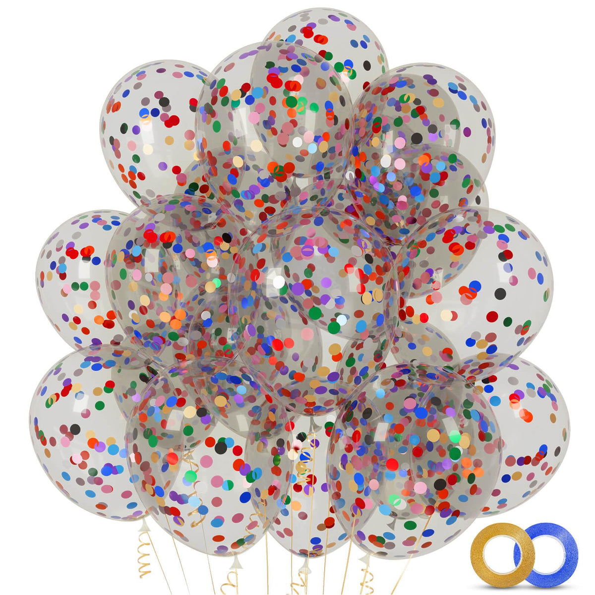ASIYUHY Yellow Balloon 12 inch 100 Pack Thick Latex Helium Balloons