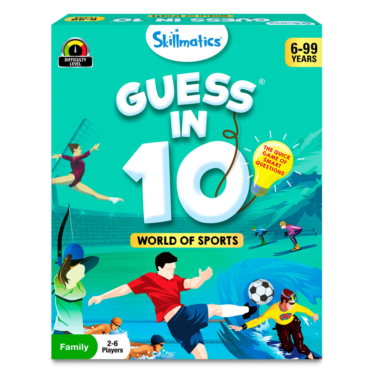 Skillmatics Guess in 10 Game, National Geographic Animals, Stocking Stuffer
