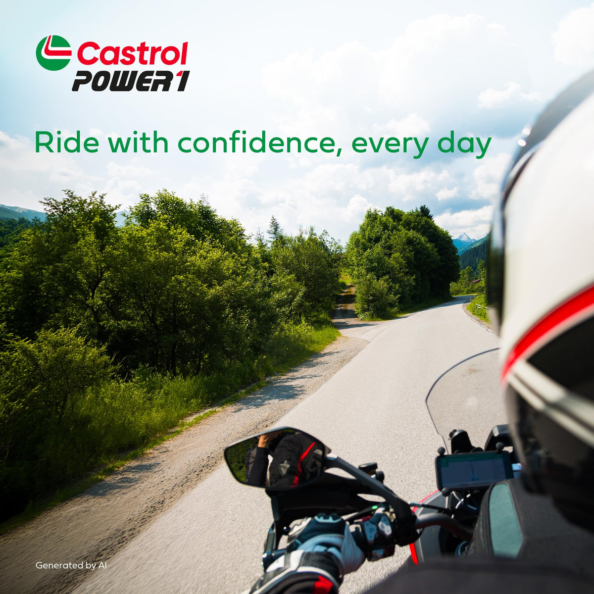 Castrol POWER1 4T 10W-40 Motorcycle Oil, 4L