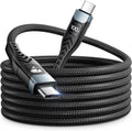 100W USB C to USB C, Fast Charging Cable 3M Long Type C Cable C to C Charger Fast Charg Lead Usbc to Usbc for iPhone 16 15 Pro Max Plus MacBook iPad Pro/Air Samsung Galaxy S23/S22/S21 Google Pixel
