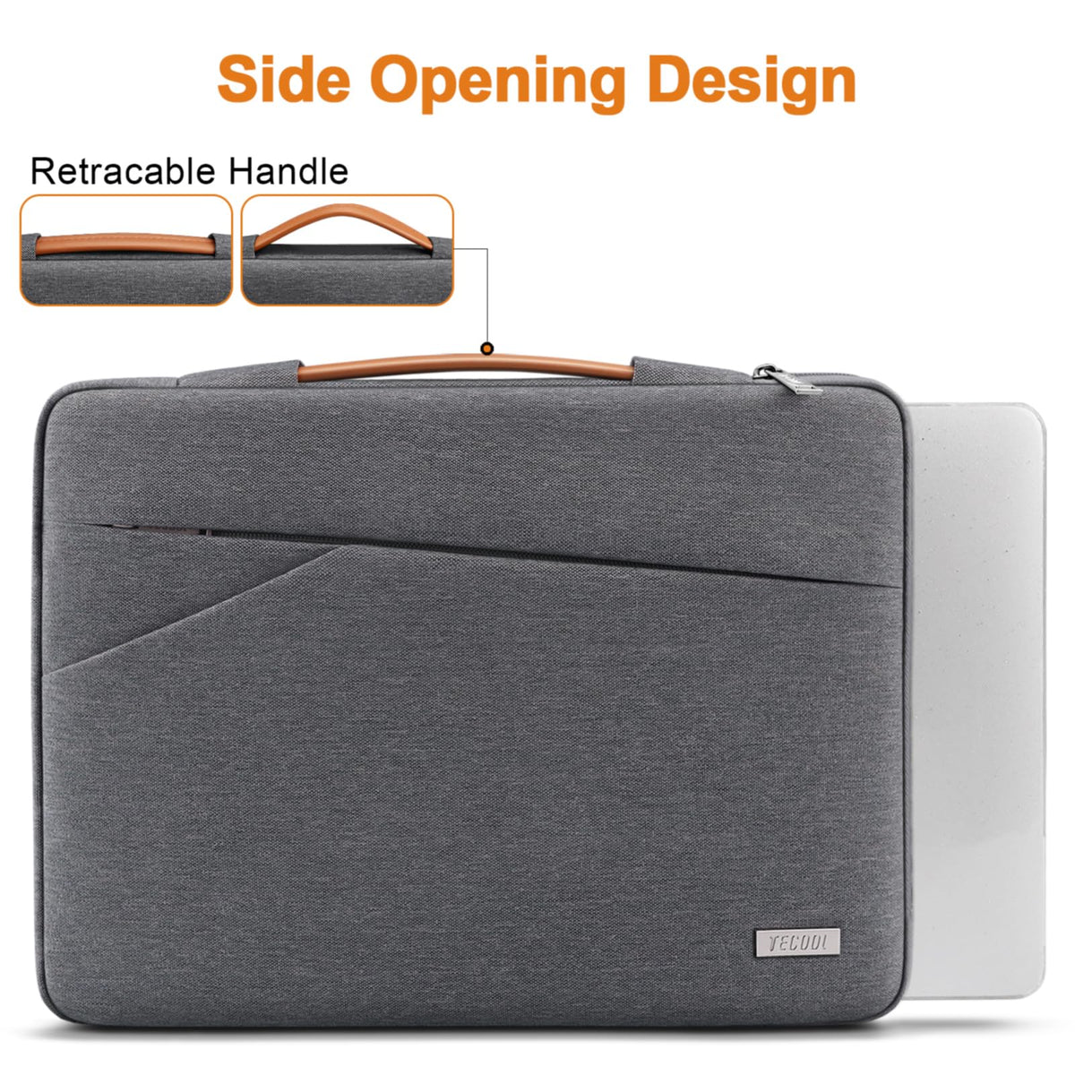TECOOL 14 Inch Laptop Sleeve Protective Case Waterproof Computer Case
