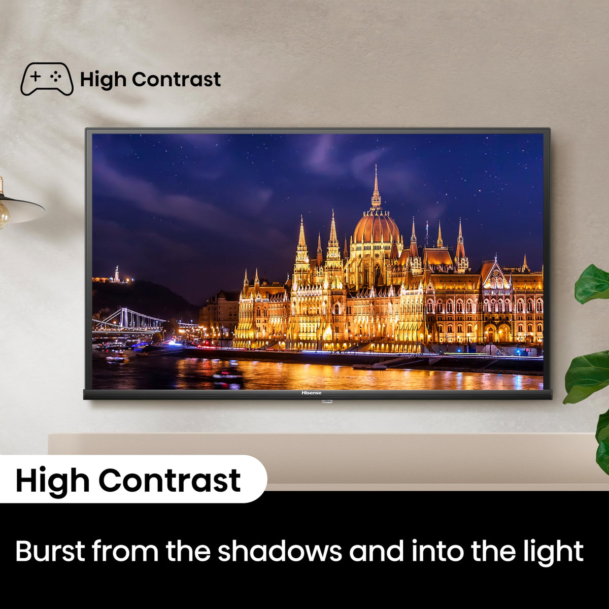 Hisense 40 Inch 40E4QTUK FHD LED TV with Freely