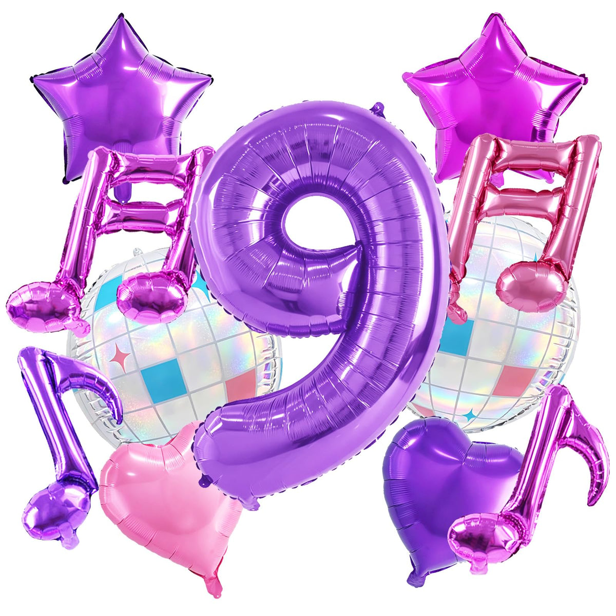 TONIFUL 40 Inch Pastel Purple Number 1 Balloon – Big Lilac Mylar Foil Number Balloons for Anniversary Girl's 1st Birthday, Lavender Gender Neutral Baby Shower, Butterfly Theme Party Decorations