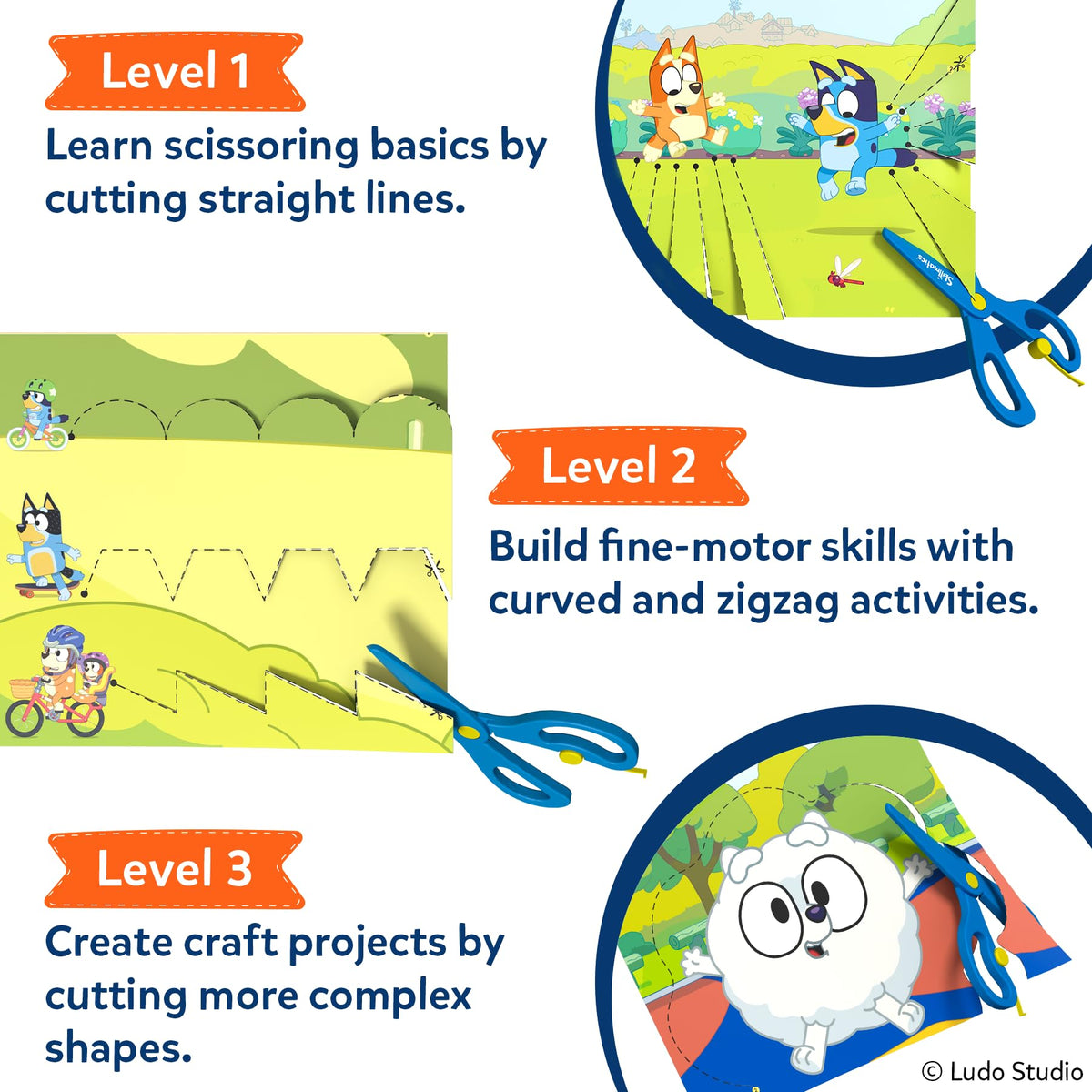 Skillmatics Snip Snip, Scissor Skills, Felt Craft Activity, Christmas Gift