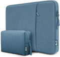ZYB 16 Inch Laptop Sleeve Case,Shockproof Waterproof Notebook Case 16 Inch for 2021-2026 MacBook Pro 16 M5 M4 M3 M2 M1,16" Laptop Lenovo ThinkBook/IdeaPad HP Dell ASUS Acer Chromebook etc-Haze Blue