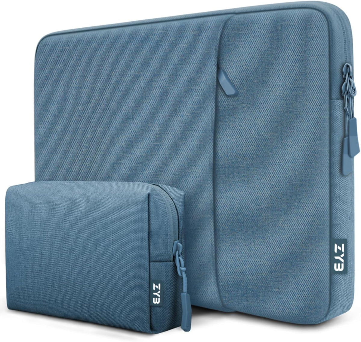 ZYB 16 Inch Laptop Sleeve Case,Shockproof Waterproof Notebook Case 16 Inch for 2021-2026 MacBook Pro 16 M5 M4 M3 M2 M1,16" Laptop Lenovo ThinkBook/IdeaPad HP Dell ASUS Acer Chromebook etc-Haze Blue