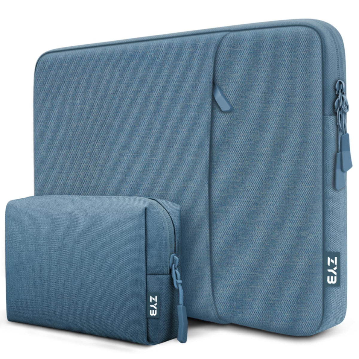 ZYB 16 Inch Laptop Sleeve Case,Shockproof Waterproof Notebook Case 16 Inch for 2021-2026 MacBook Pro 16 M5 M4 M3 M2 M1,16" Laptop Lenovo ThinkBook/IdeaPad HP Dell ASUS Acer Chromebook etc-Haze Blue