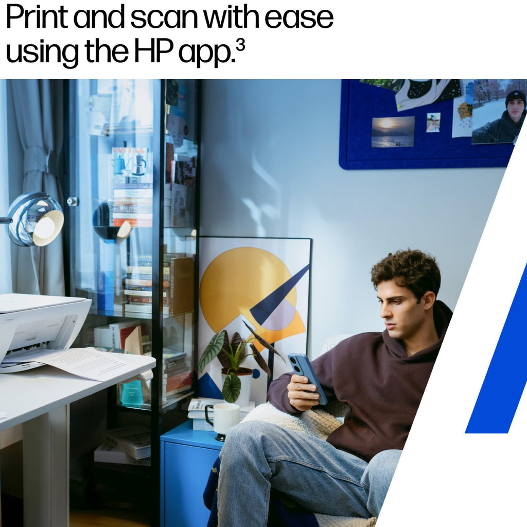 HP DeskJet 2921 All In One Printer | Colour | Wireless | Easy Setup & Reliable Wi-Fi | 3 months free Instant Ink Included | Print, Scan & Copy