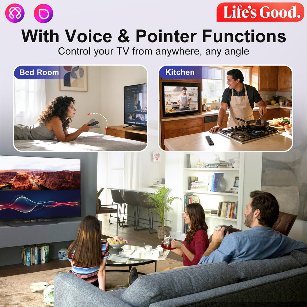 Universal Replacement for LG Smart TV Remote