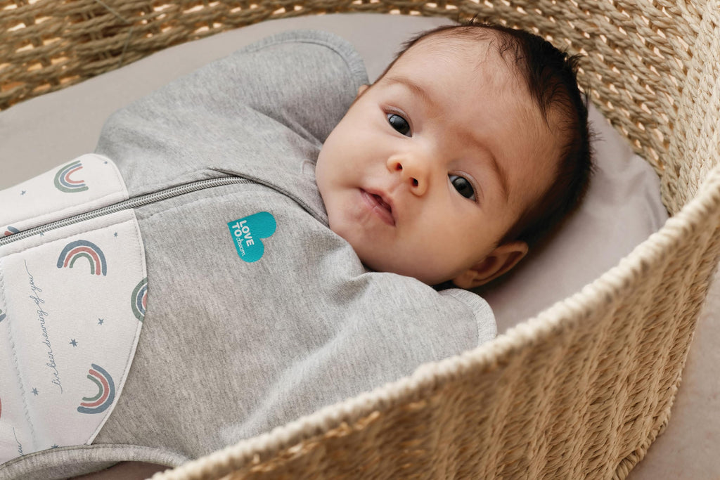 Love To Dream Swaddle Up, S 3.5-6kg, White Dreamer, 2.5 Tog