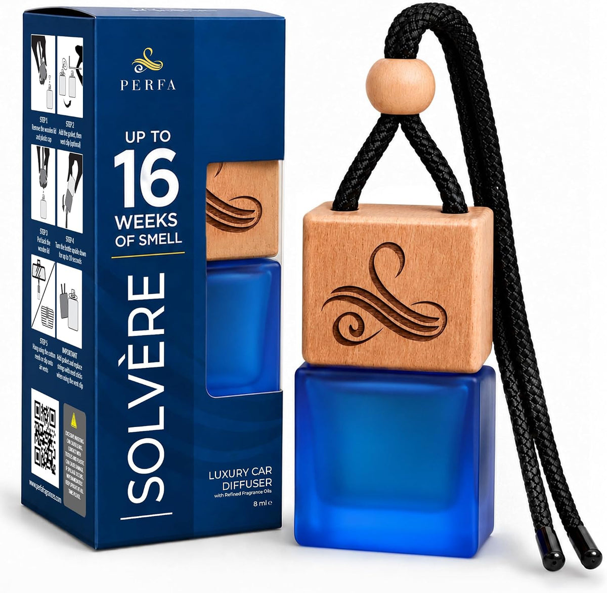 Car Air Freshener for Men - Suvage Inspired Perfume Diffuser Home by Perfa
