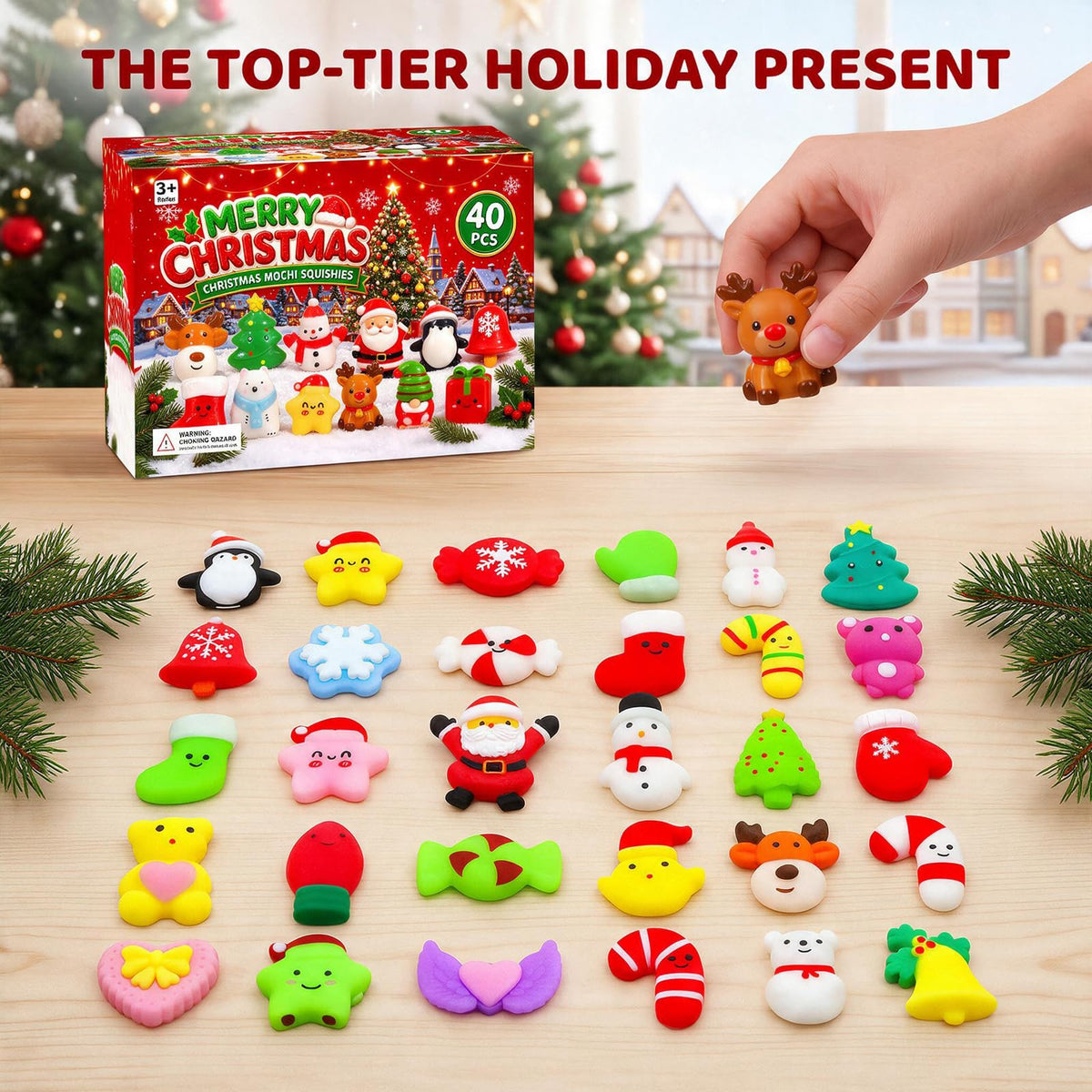 80 Pcs Party Favors for Kids 4-8, Kawaii Squishies Mochi Squishy Toys Bulk