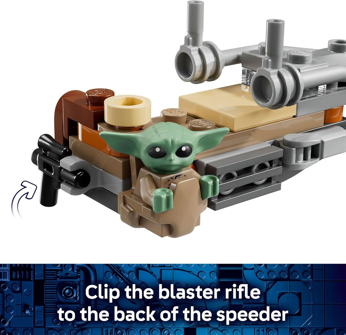 LEGO Star Wars The Mandalorian & Grogu’s Speeder Bike 75436