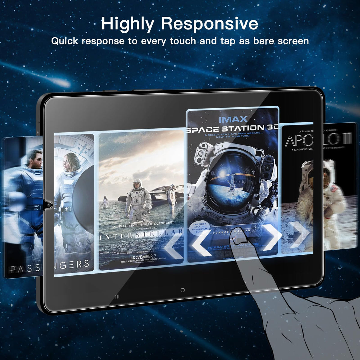 JETech Screen Protector for Samsung Galaxy Tab S8 Ultra 14.6", 2-Pack