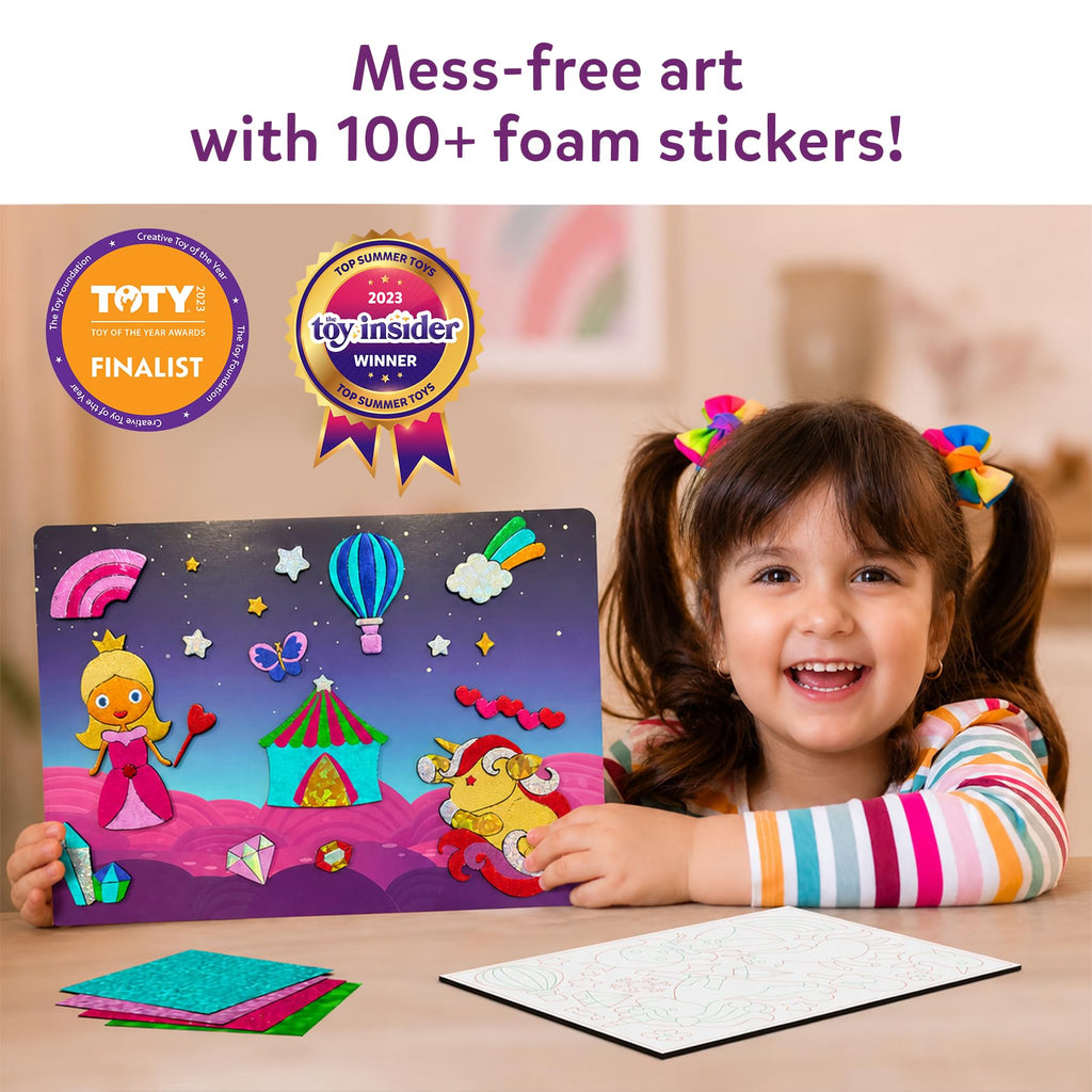 Skillmatics Foil Fun Disney Princess, Foil Art & Craft Kit, Christmas Gift