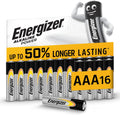 Energizer Alkaline Power - AAA Batteries (16 Pack) Up To 50% Longer Lasting