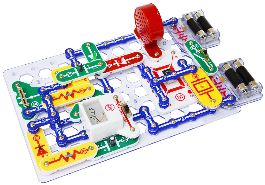 SNAP CIRCUITS Jr. SC-100 STEM Electronics Kit, 100+ Projects, Ages 8+